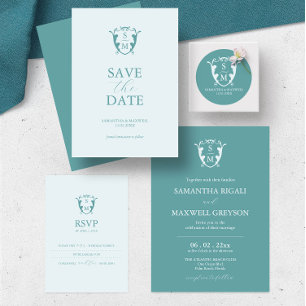 Budget Monogram Beach Weddings Save The Date Flyer
