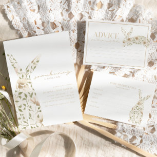 Carte D'accompagnement Chauffage floral de printemps de Pâques