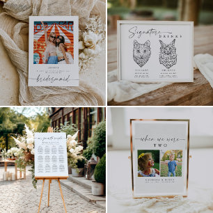 Elegant Wedding Program, Simple Order Of Events