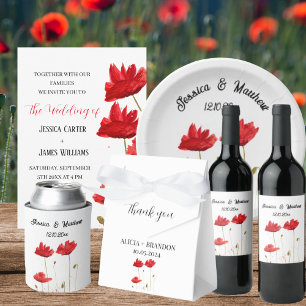 Wildflower Wedding Rustic Country Wild Flowers All In One Invitation