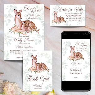 Serviette En Papier Baby shower des forêts de cerfs