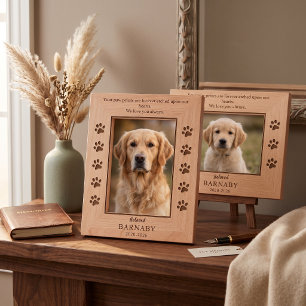 Pet Memorial Photo Sign Personalized Sympathy Gift