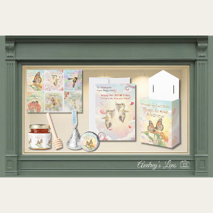 Pollinator Classroom Valentines - 6 per Sheet 