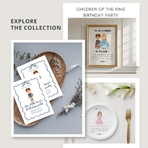 Notre petite princesse 1er anniversaire Invitation