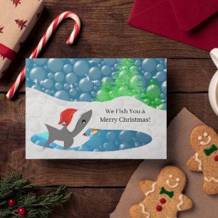 We Fish You a Merry Christmas Holiday Card