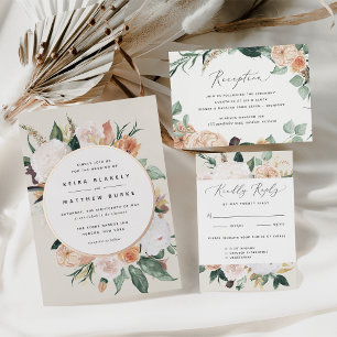 Boho Blooms Modern Floral Wedding
