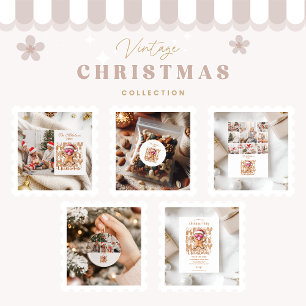 Photo Cute Gingerbread  Christmas  Ceramic Ornament