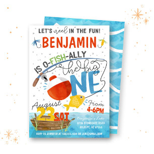 Fishing The Big One Birthday Paper Plates