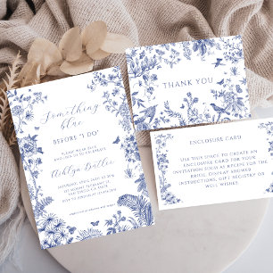 Something Blue Before I Do Bridal Shower Invite