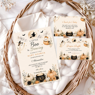 Carte D'accompagnement Elegant Little Boo organise une tombola de couches