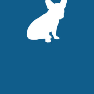 French Bulldog Baby Shower Frenchy Frenchie Blue Invitation