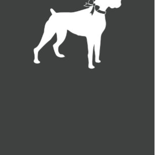 Boxer Dog Baby Shower Blue Boy Invitation