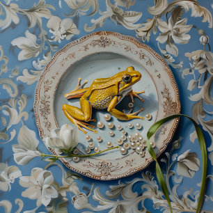 Frog - Folded Greeting Card