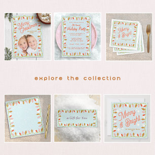 Bloc-note Noël rétro