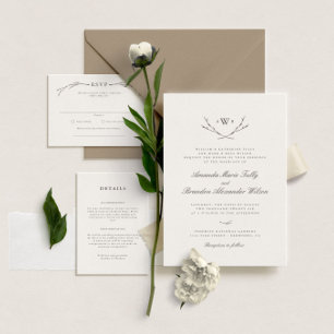 Elegant Forest Wedding RSVP Cards
