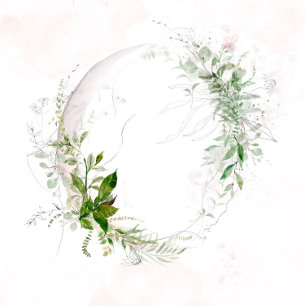 Elegant Rustic Eucalyptus Leaves Pink Wedding Invitation