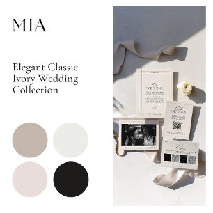 Élégante carte de proposition Vintage de servante 