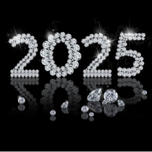 Brilliant 2025 Diamonds Luxury New Year Binder