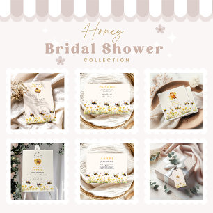  Floral She Found Her Honey Bridal Classic Round Sticker