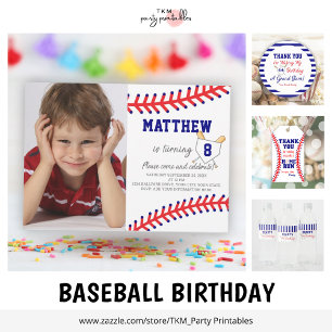Baseball Birthday Invitation
