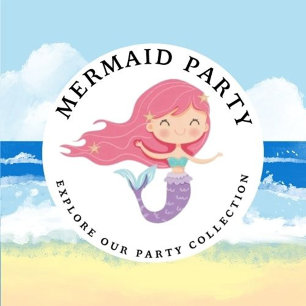 Mermaid Pink Purple Birthday Party Thank You Invit Invitation