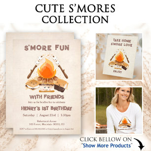 S'more Cute Funny Camping Campfire Bonfire Apron