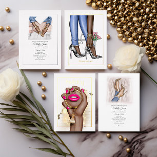 Denim Chic Bridal Shower Invitation