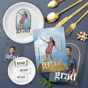 Modern Bold Graduation Invitation Return Address