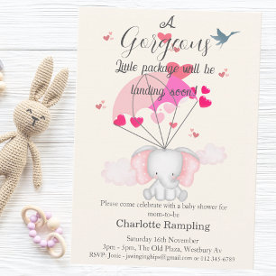 Baby Nelly Baby Shower Diaper Raffle Tickets Enclosure Card