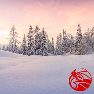 Ornement Flocon De Neige Courbe de Noël slovène, Vesel Božič