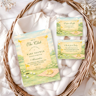 Storybook Golf Diapper Raffle Enclosure Card