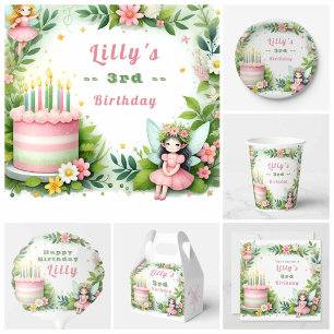Ballotins Green Pastel Fairy Anniversaire -