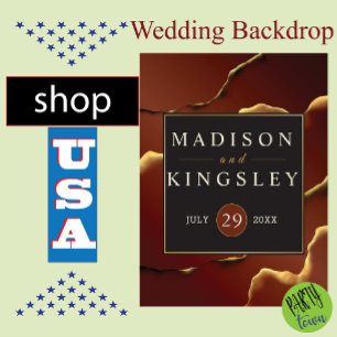 Burgundy Gold 🌿 Elegant Inky Abstract Wedding Invitation