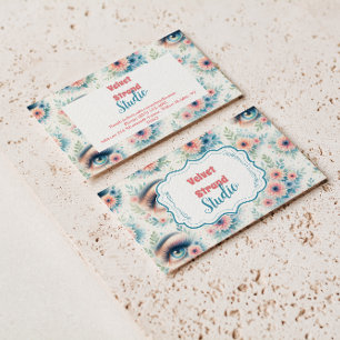 Watercolor Lash Artist Floral Beauty Business Apron