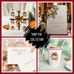 Classic Christmas Elegant Party Invitation