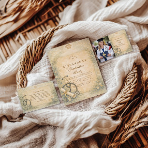 Veterinary White Coat Graduation Party Thank You Card