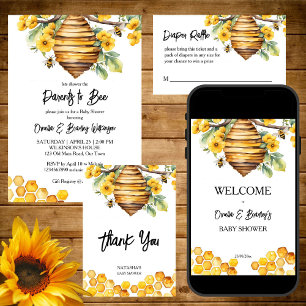 Parents to bee spring bee baby shower thank you