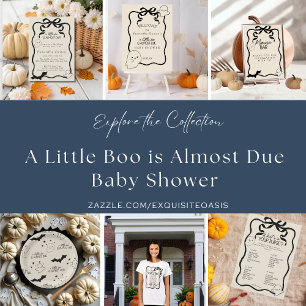 A Little boo  Find the Guest Bingo Game Card