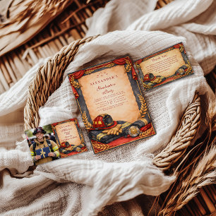 Photo Firefighter Academy Graduation Announcement