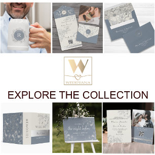 Dusty Blue Wedding Seating Chart