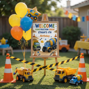 Étiquettes-cadeau Creusez dans l'anniversaire de construction amusan