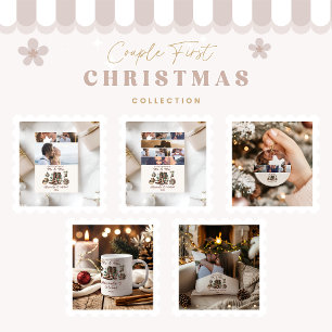 Western First Christmas As Mrs and Mr  Photo  Holiday Card