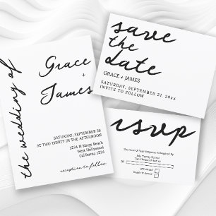 Carte De Remerciements 3 Photographies Mariage personnalisé