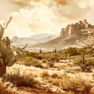 Vintage rodeo cowboy paper plate