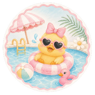 Duck Pool Party Favour Gift Bag   Birthday