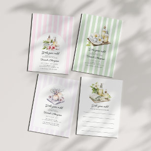 Girls Gone Mild Wellness Spa Bridal Shower Invitation