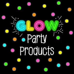 Neon Glow in the Dark Kids Birthday Party Invite