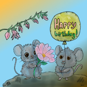 Cute birthday invitation