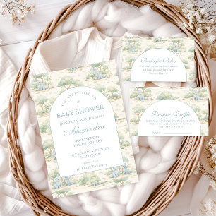 Storybook Dinosaur Baby Shower Invitation