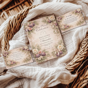 Fig Garden Romance Bridal Shower Napkin